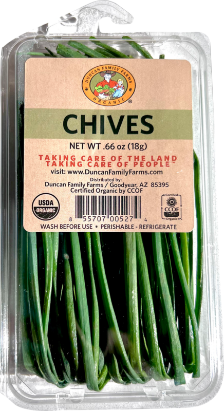 Chives packaging