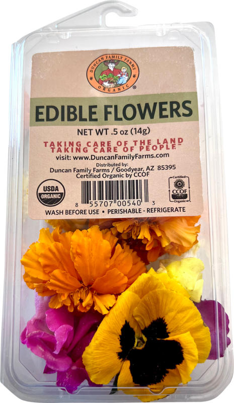 Edible Flowers packaging