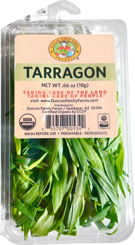 Tarragon packaging