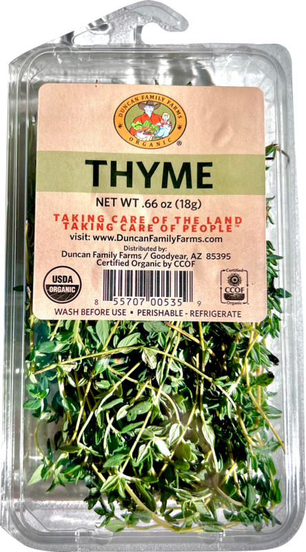 Thyme packaging